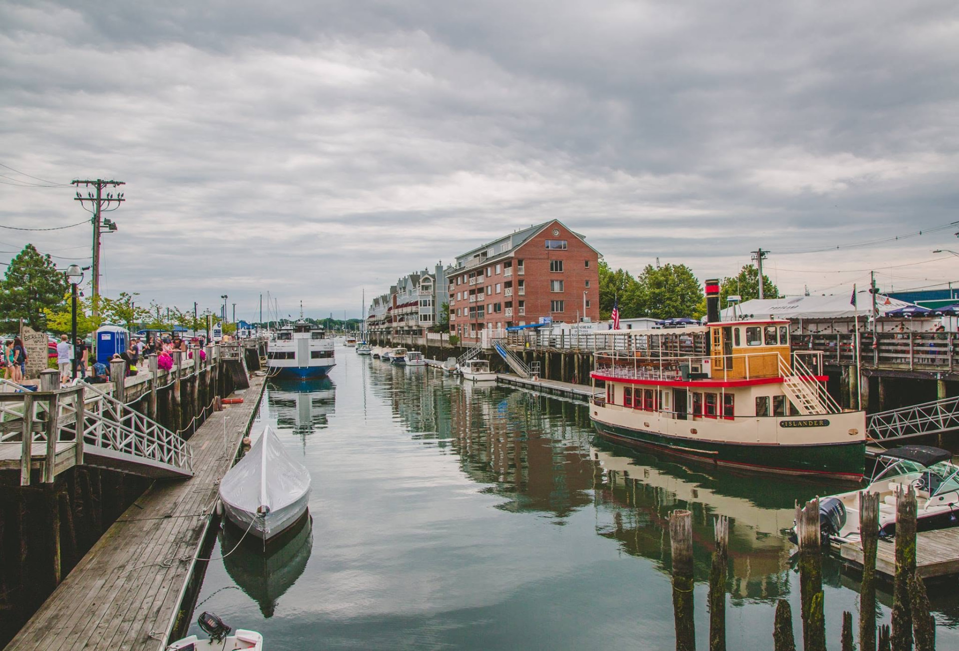Working boats along the Portland waterfront